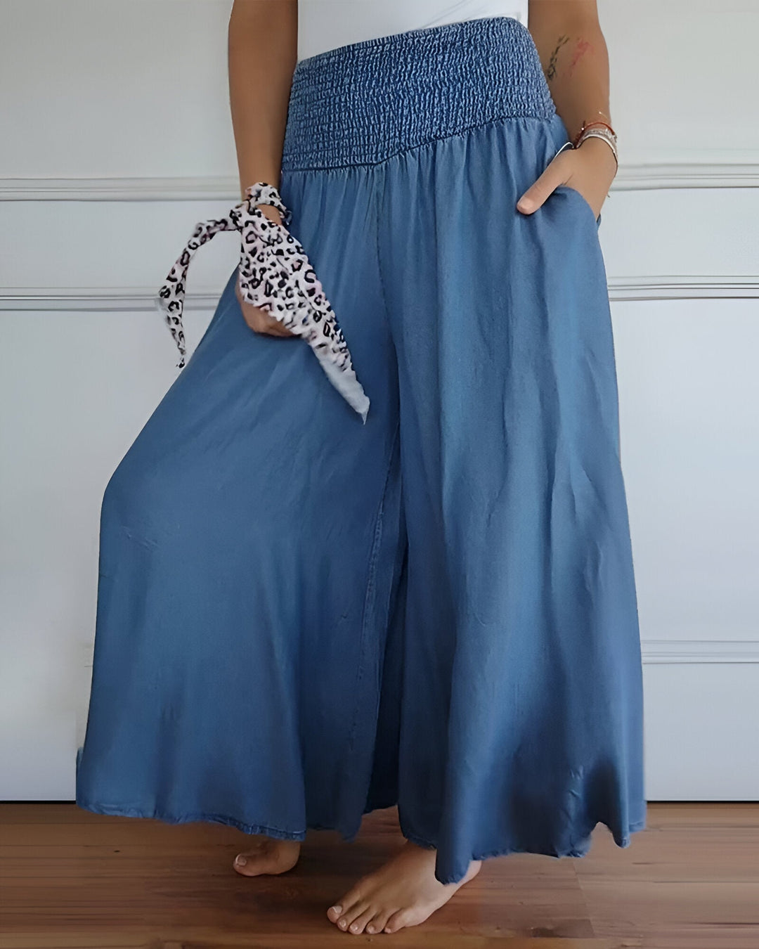 Lorraine Smocked Flow Pants