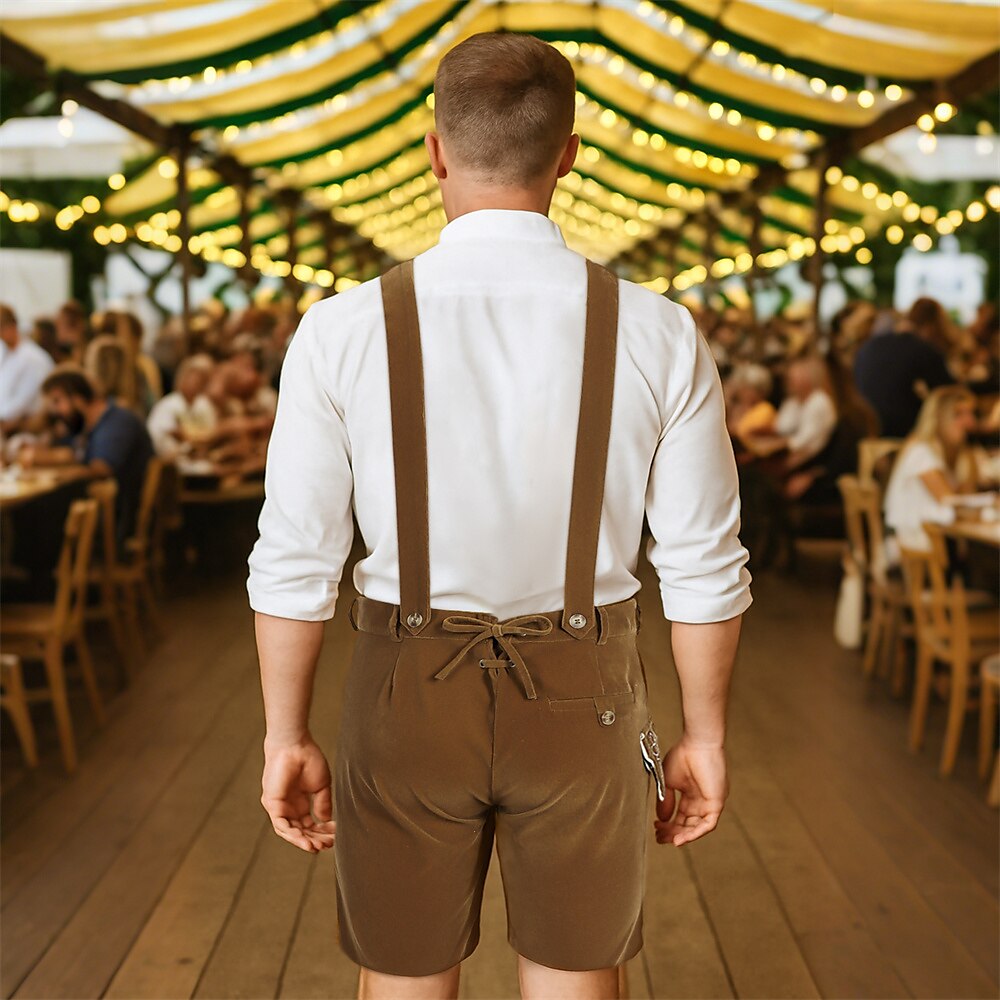Laurenz Embroidered Lederhosen Set