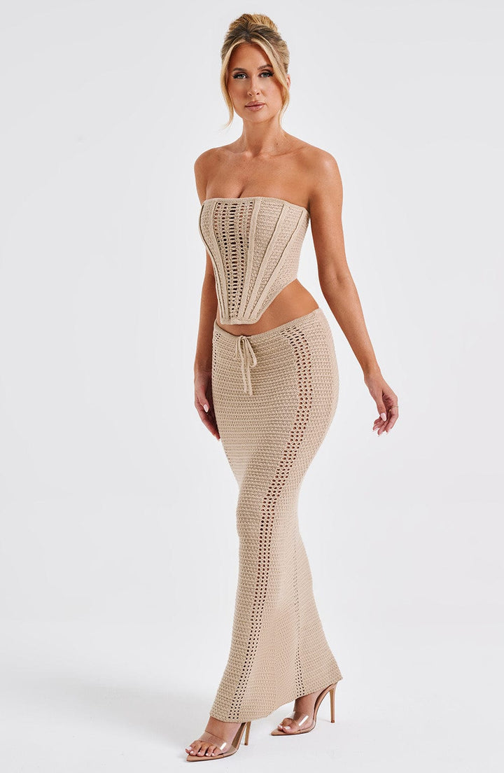 Chayenne Crochet Knit Maxi Skirt