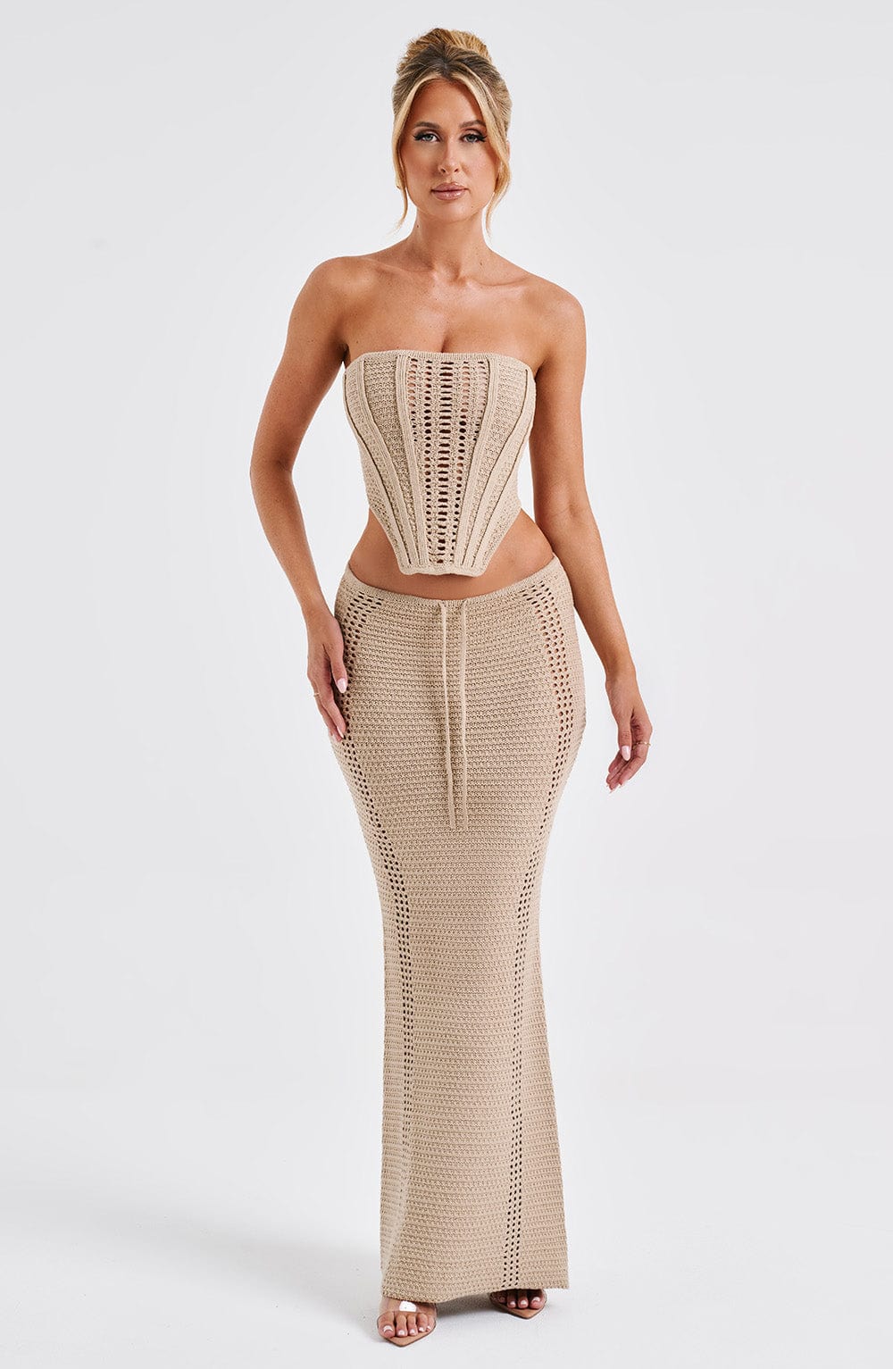 Chayenne Crochet Knit Maxi Skirt