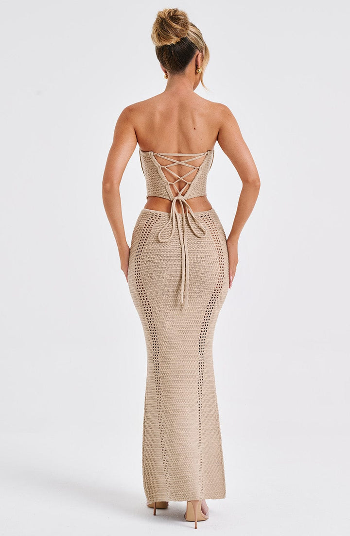 Chayenne Crochet Knit Maxi Skirt