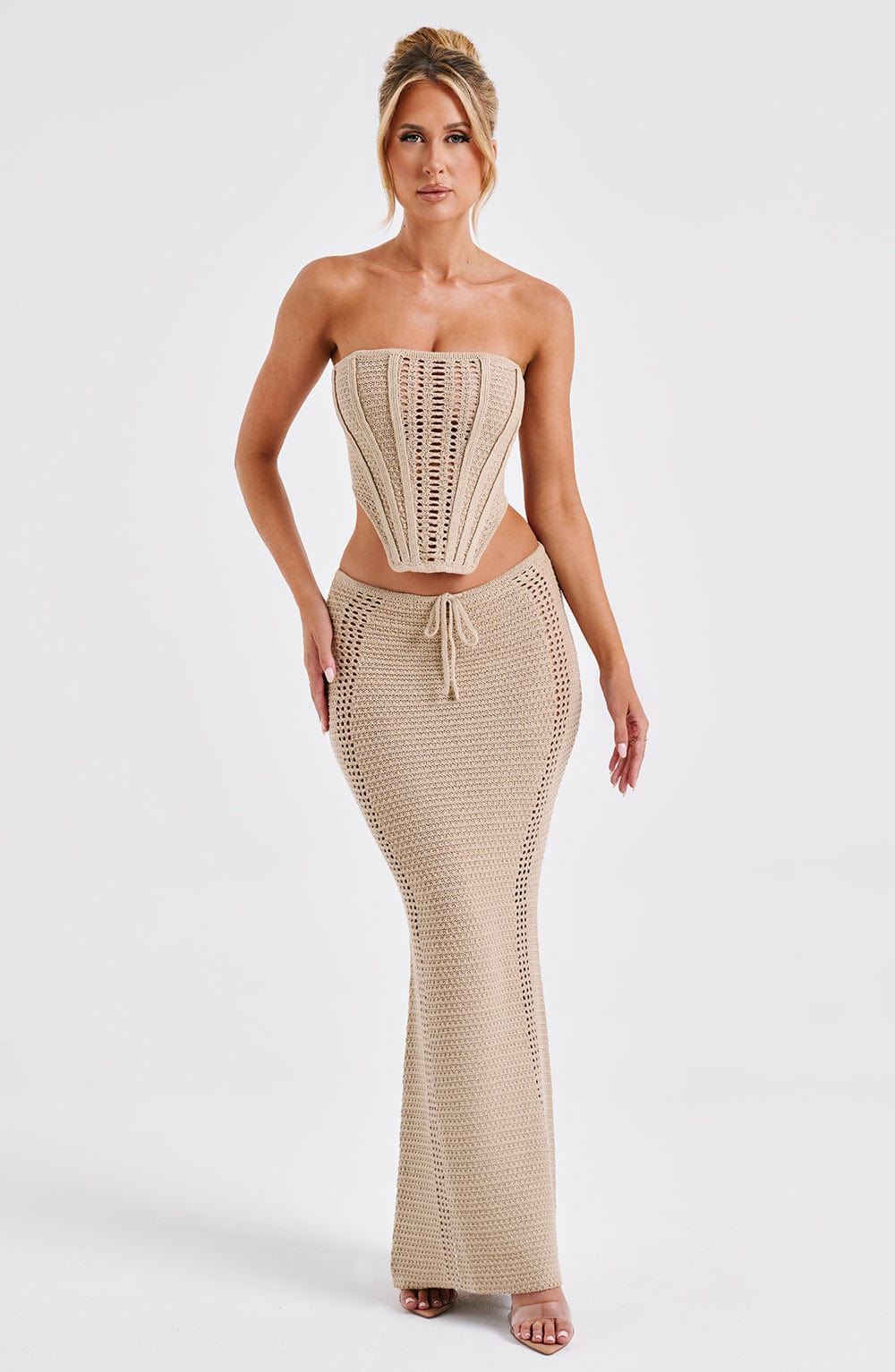 Chayenne Crochet Knit Maxi Skirt
