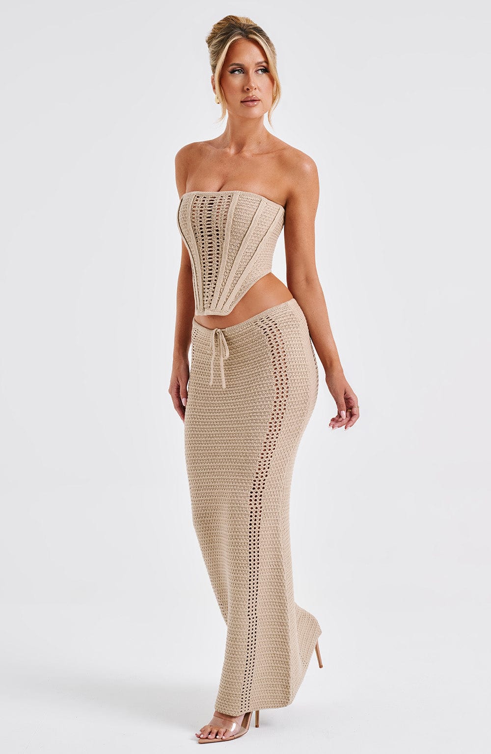 Chayenne Crochet Knit Maxi Skirt