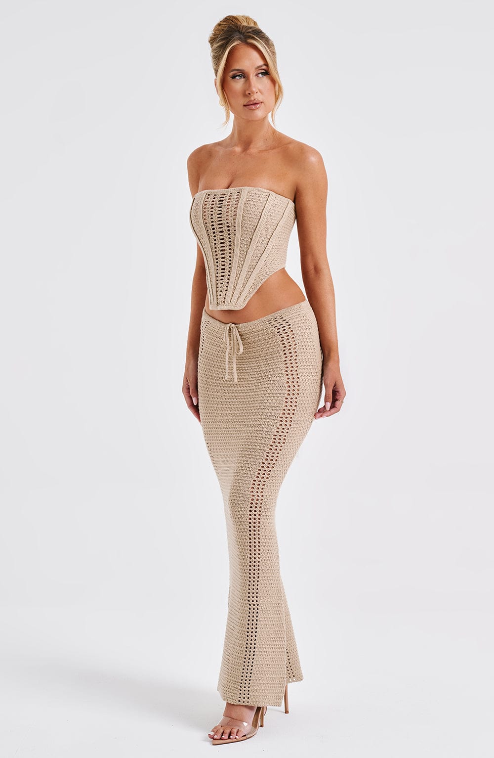 Chayenne Crochet Knit Maxi Skirt
