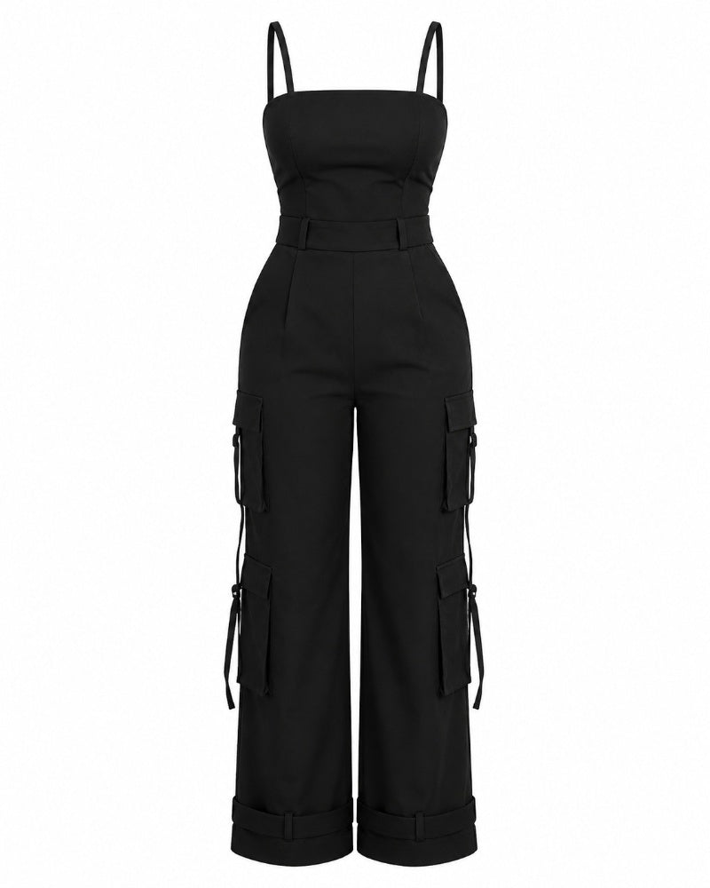 Amelie Utility Cargo Jumpsuit