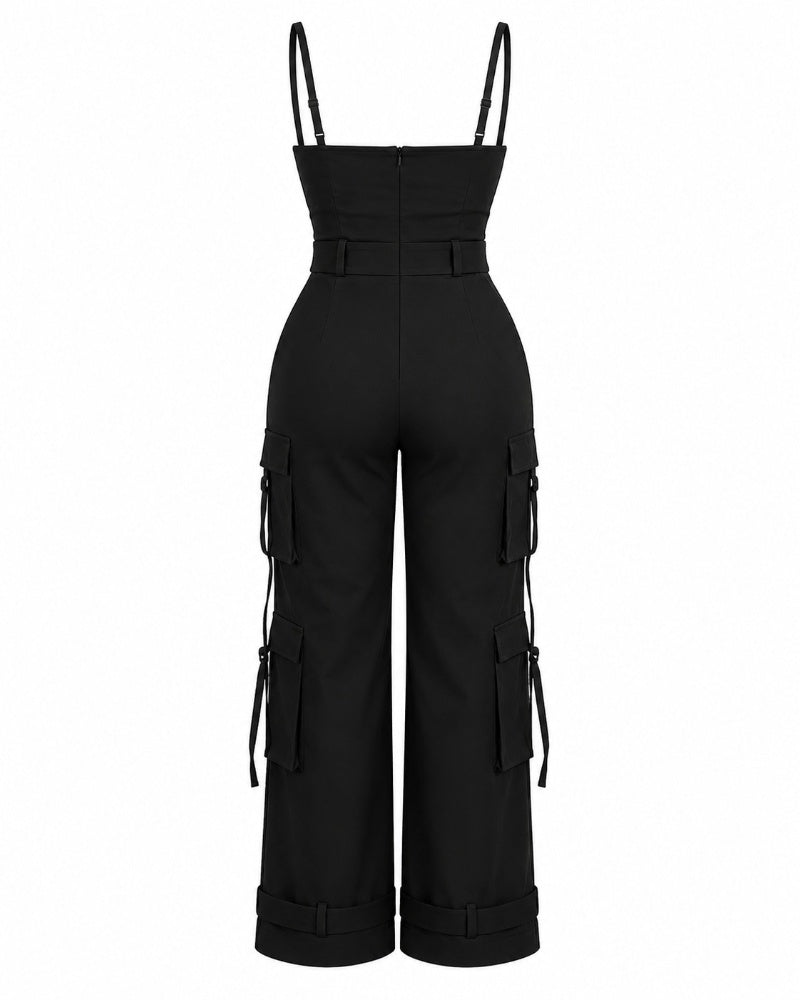 Amelie Utility Cargo Jumpsuit