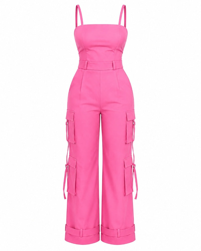 Amelie Utility Cargo Jumpsuit