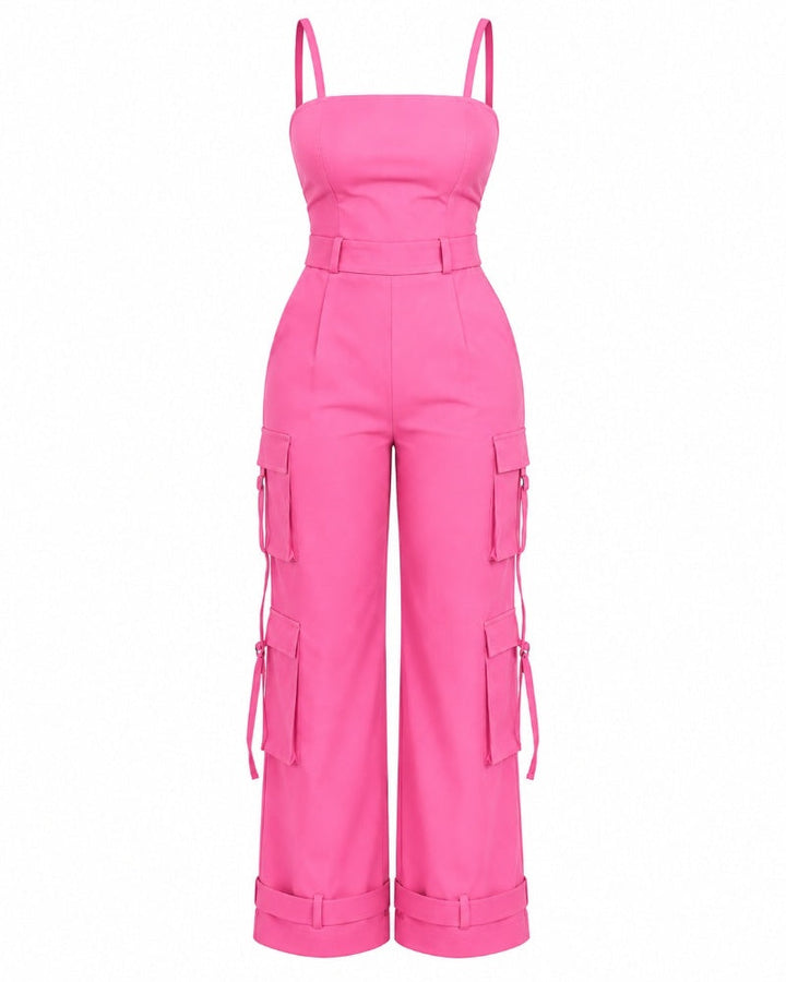 Amelie Utility Cargo Jumpsuit