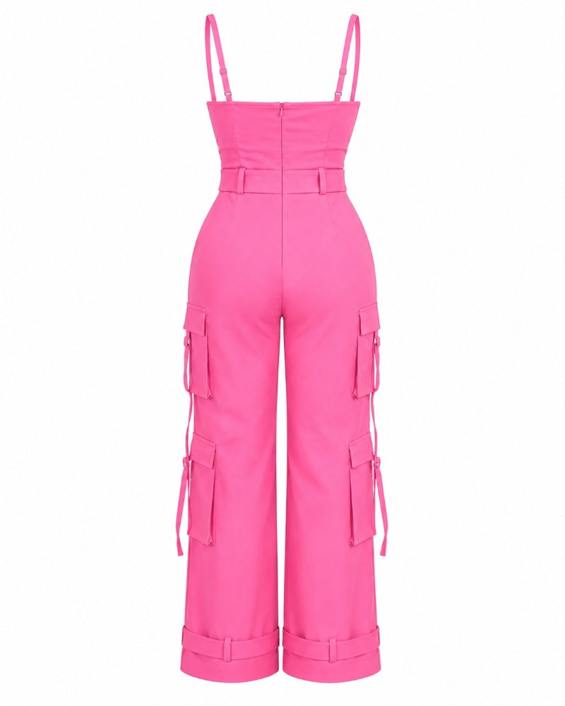 Amelie Utility Cargo Jumpsuit