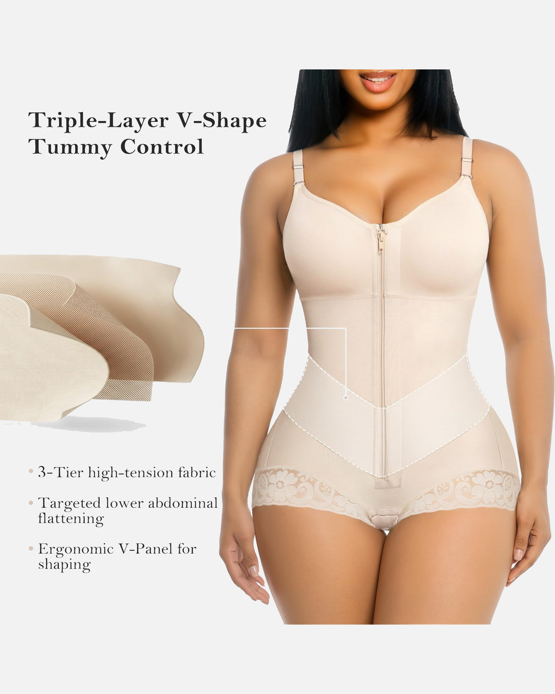 Megan Contour Shapewear Bodysuit
