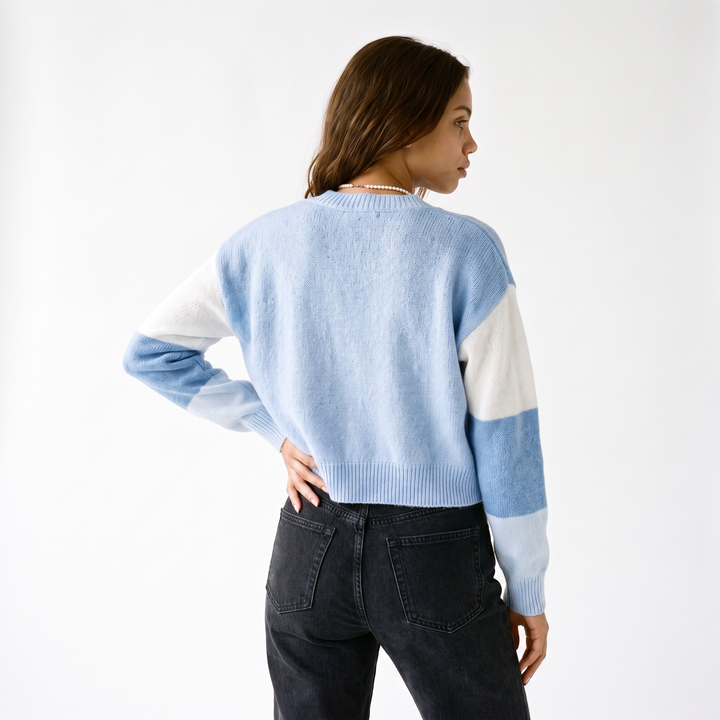 Renata Refined Color Block Cardigan