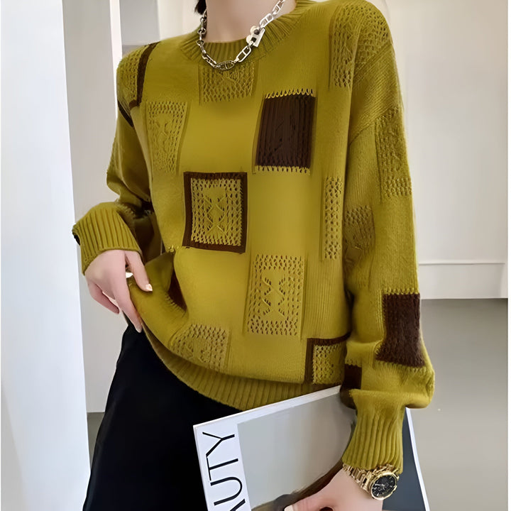 Galilea Geometric Sweater