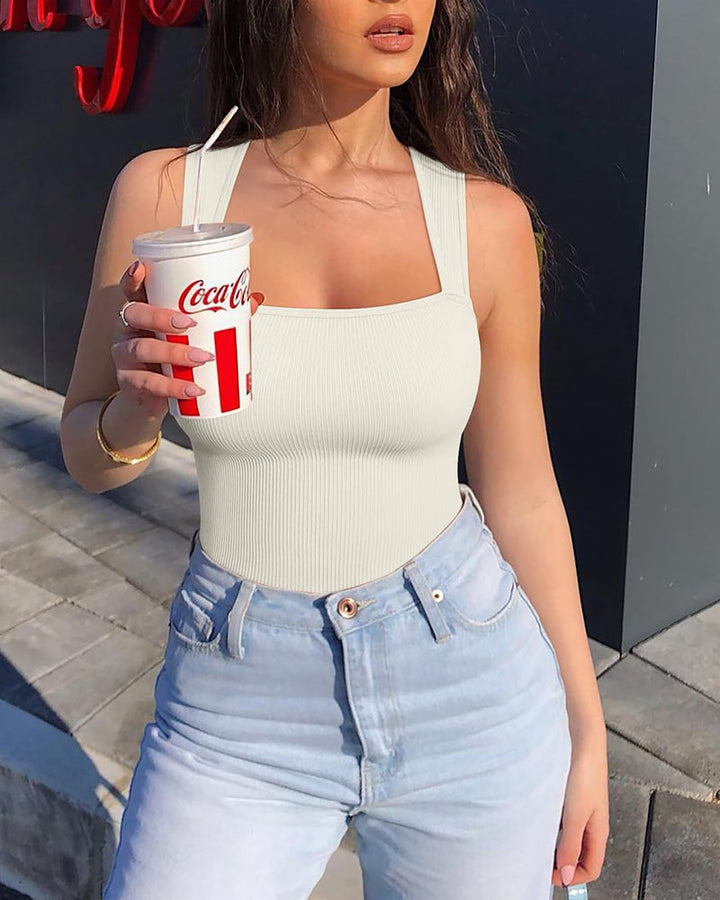 Hana Square Neck Bodysuit