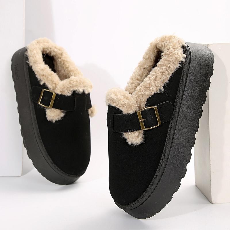 Nessa Plush Buckle Clogs