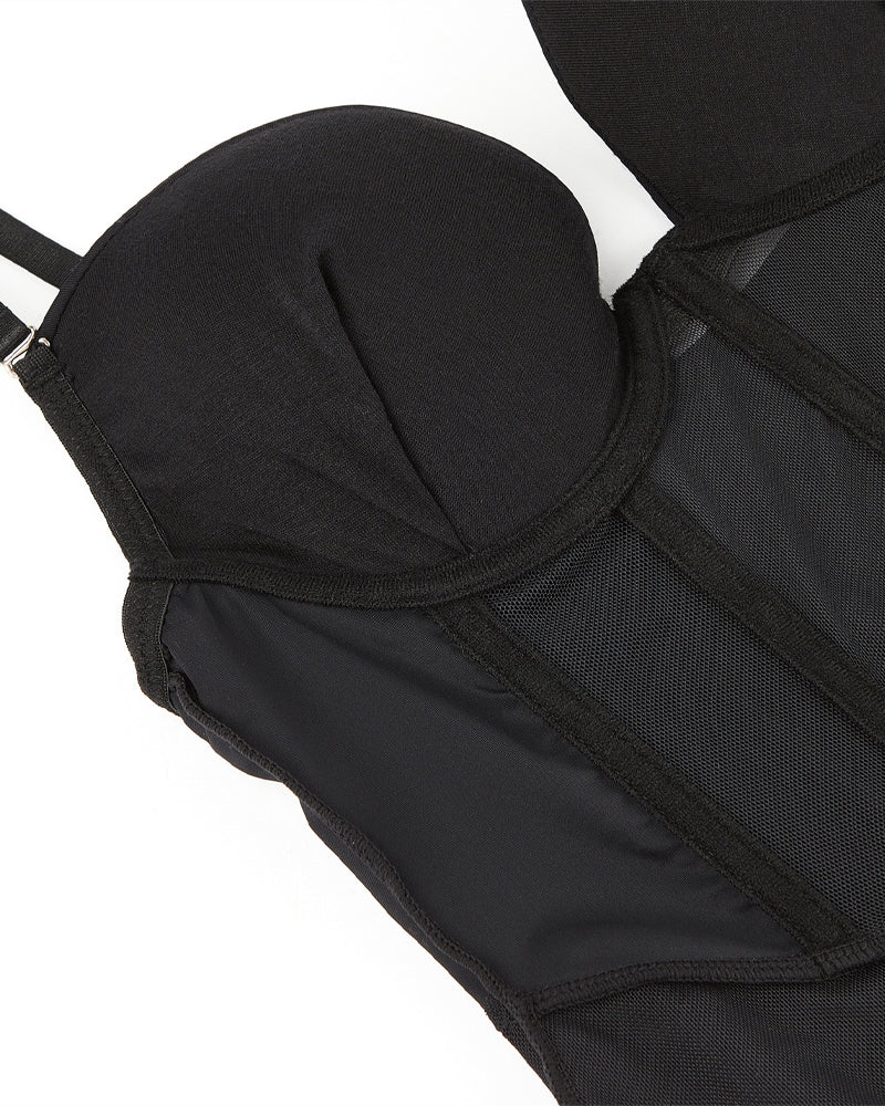 Sutton Sheer Mesh Contour Bodysuit