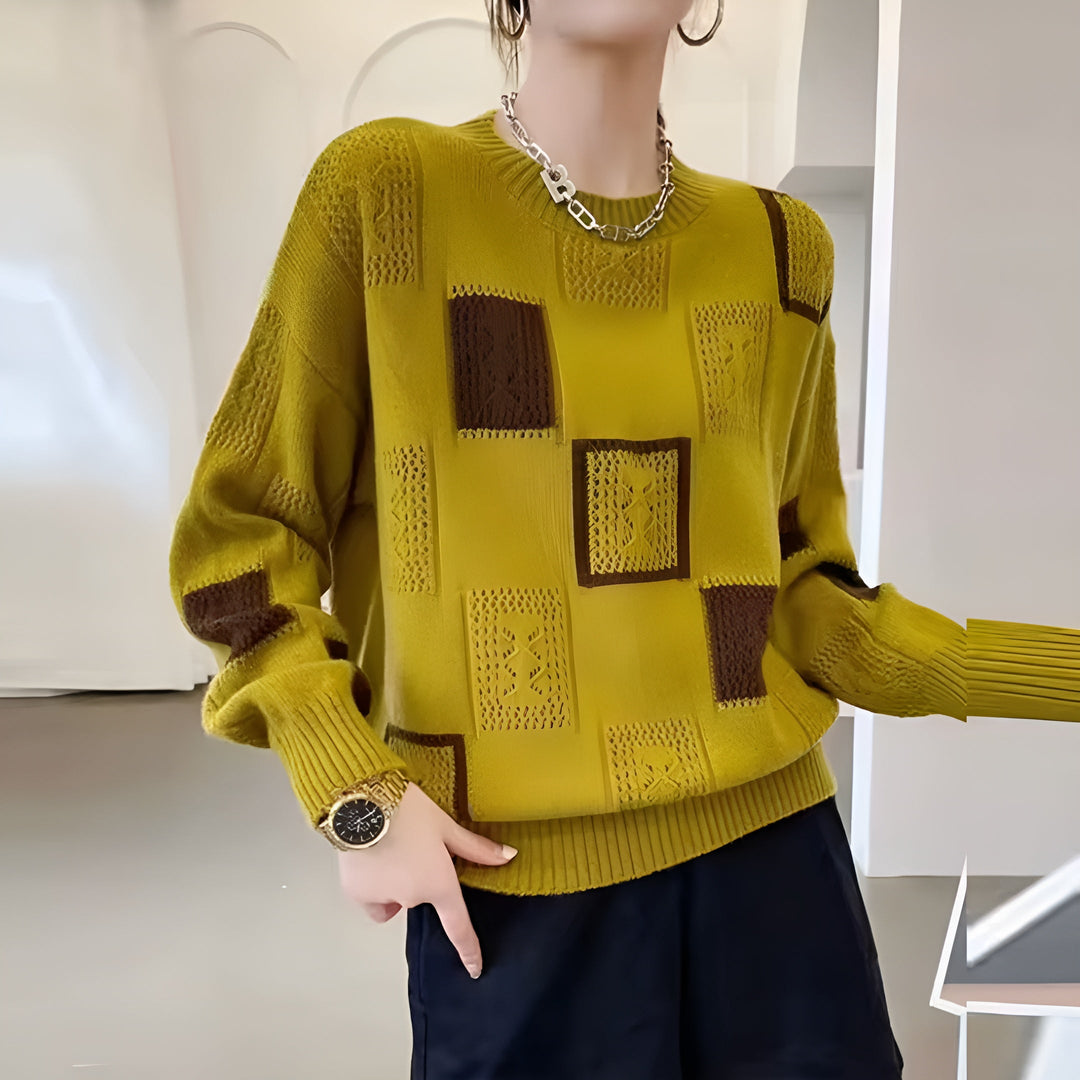 Galilea Geometric Sweater