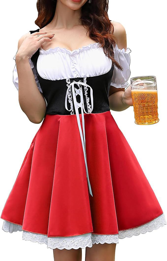 Daria Off-Shoulder Oktoberfest Dirndl Dress