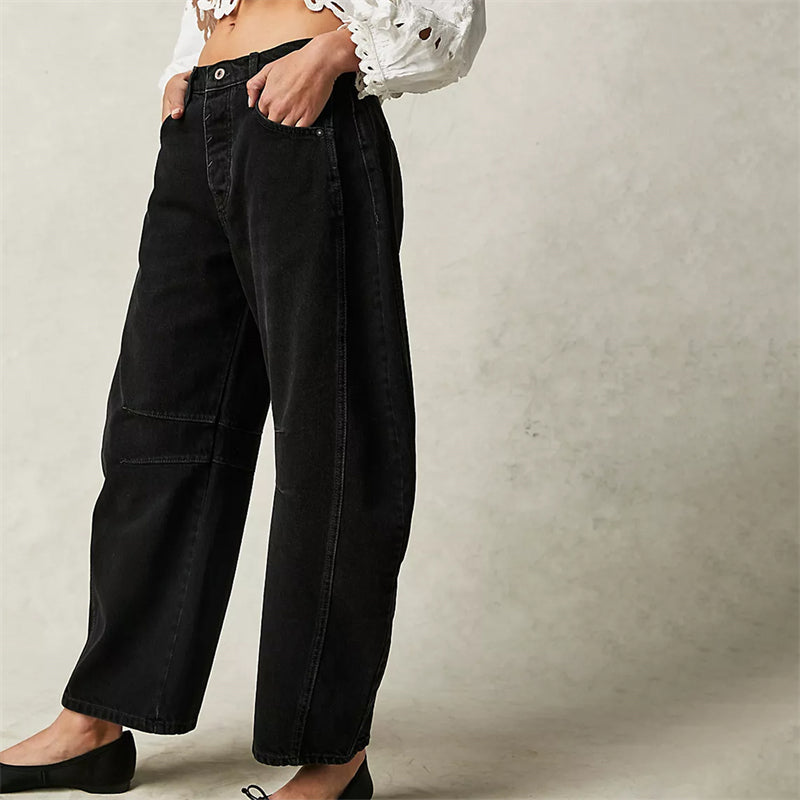 Barrel Barrel Leg Denim Pants