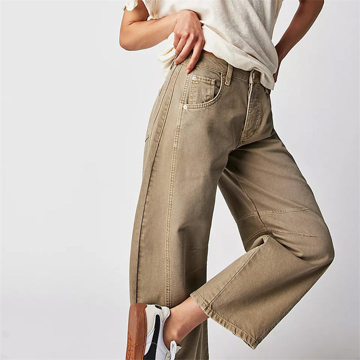 Barrel Barrel Leg Denim Pants