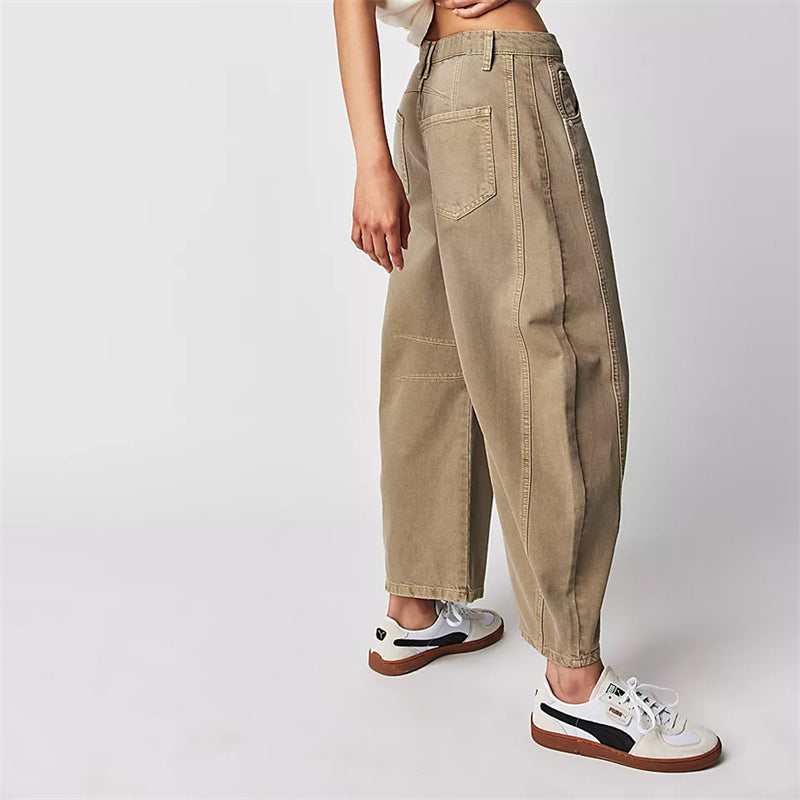 Barrel Barrel Leg Denim Pants