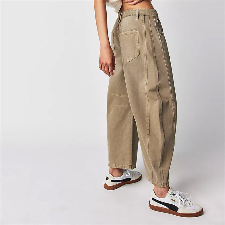 Barrel Barrel Leg Denim Pants