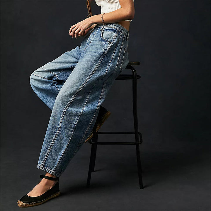 Barrel Barrel Leg Denim Pants