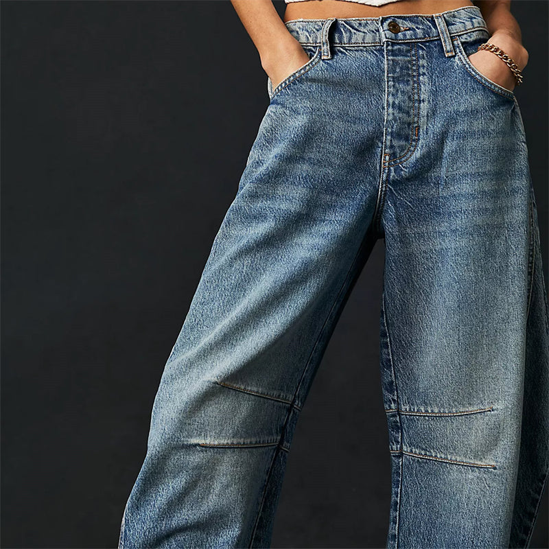 Barrel Barrel Leg Denim Pants