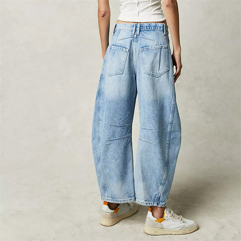 Barrel Barrel Leg Denim Pants