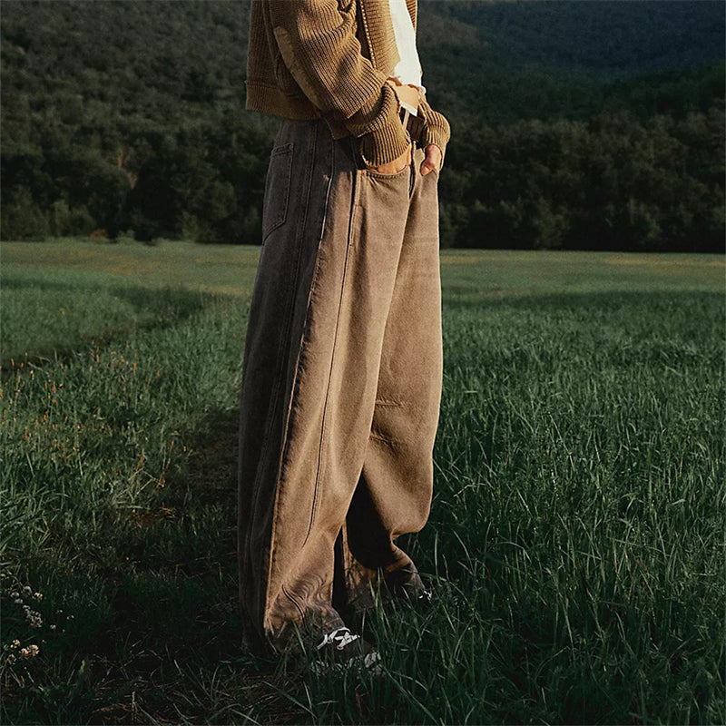 Barrel Barrel Leg Denim Pants