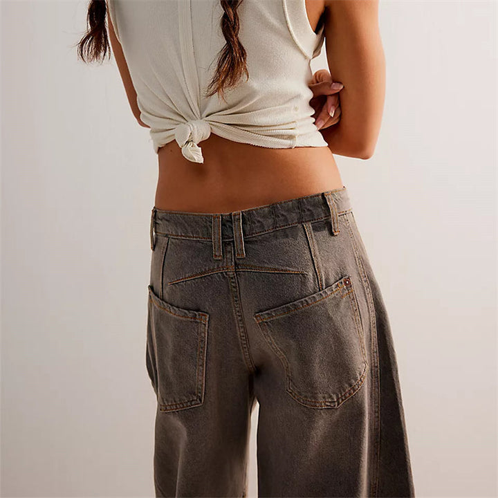 Barrel Barrel Leg Denim Pants