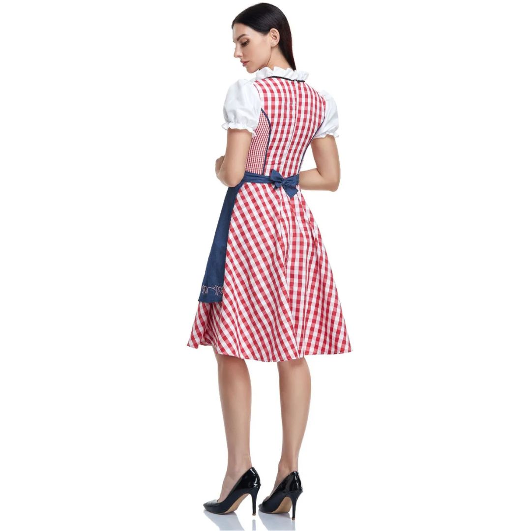 Olga Gingham Oktoberfest Dirndl Dress