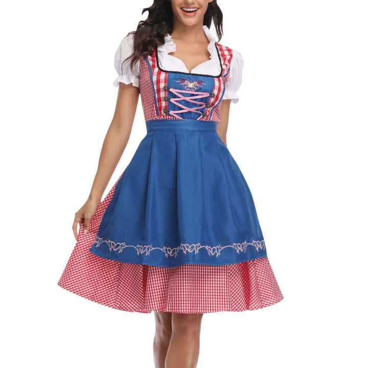 Olga Gingham Oktoberfest Dirndl Dress