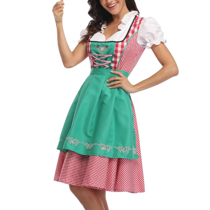 Olga Gingham Oktoberfest Dirndl Dress