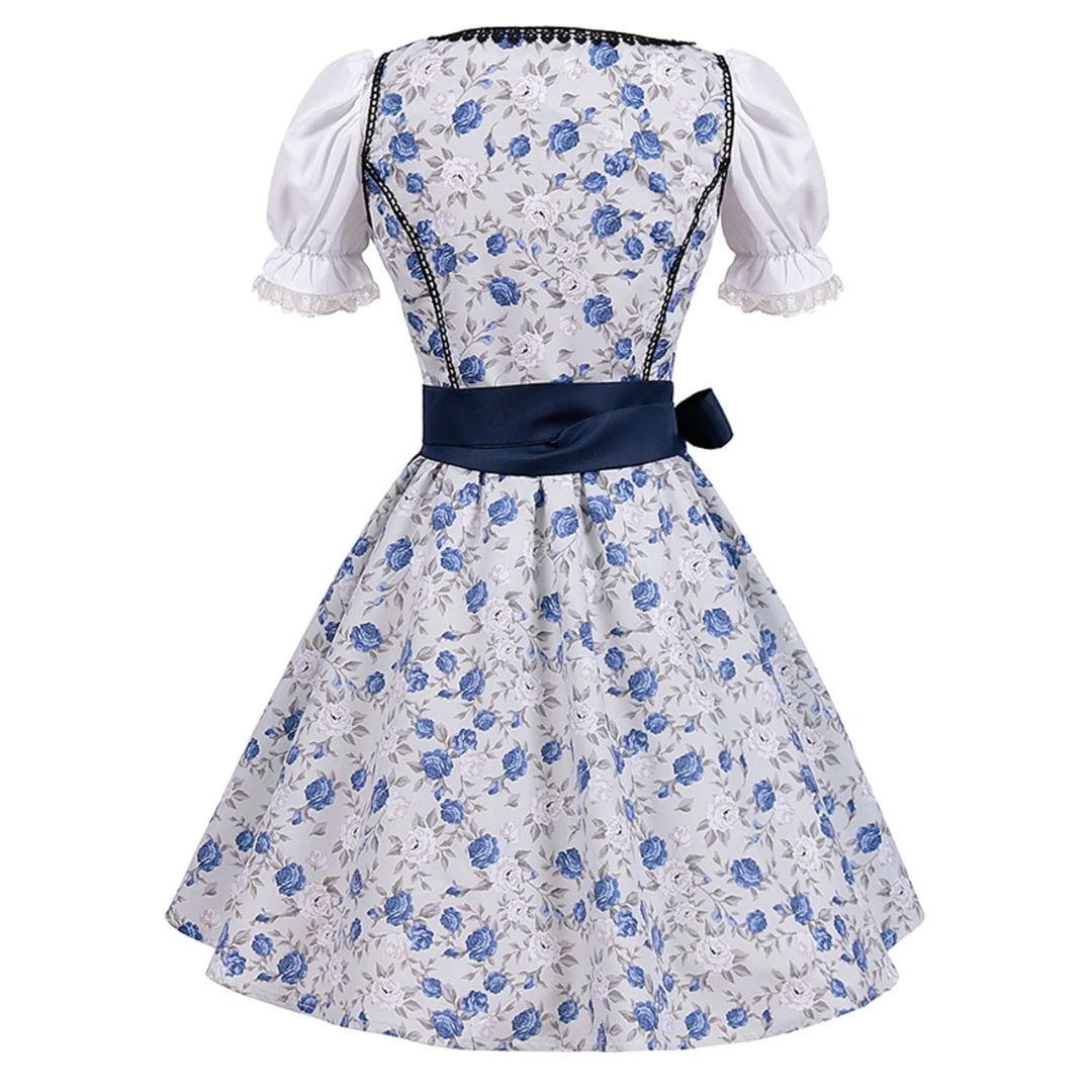 Selma Floral Oktoberfest Dirndl Dress