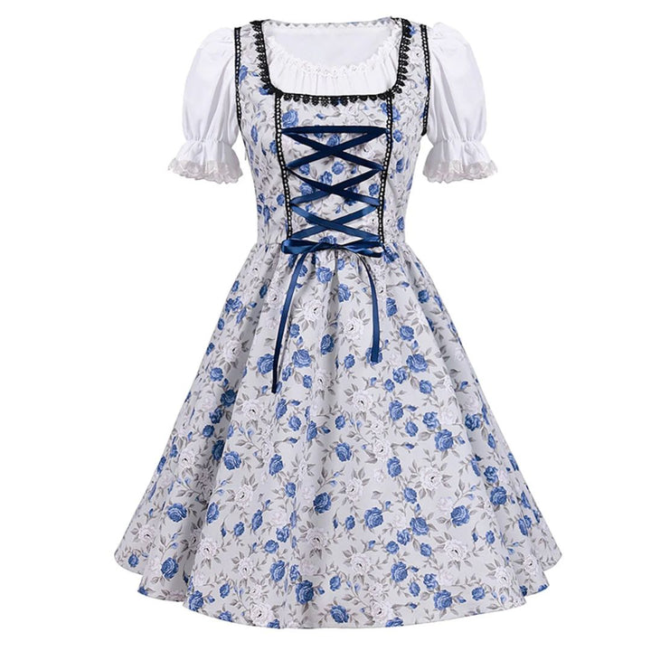 Selma Floral Oktoberfest Dirndl Dress
