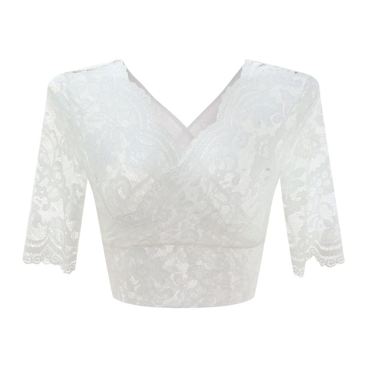 Priska Wrap Trim Dirndl Blouse