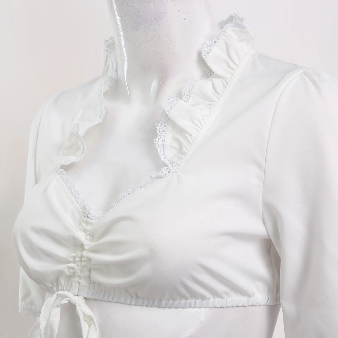 Quirina Ruched Dirndl Blouse