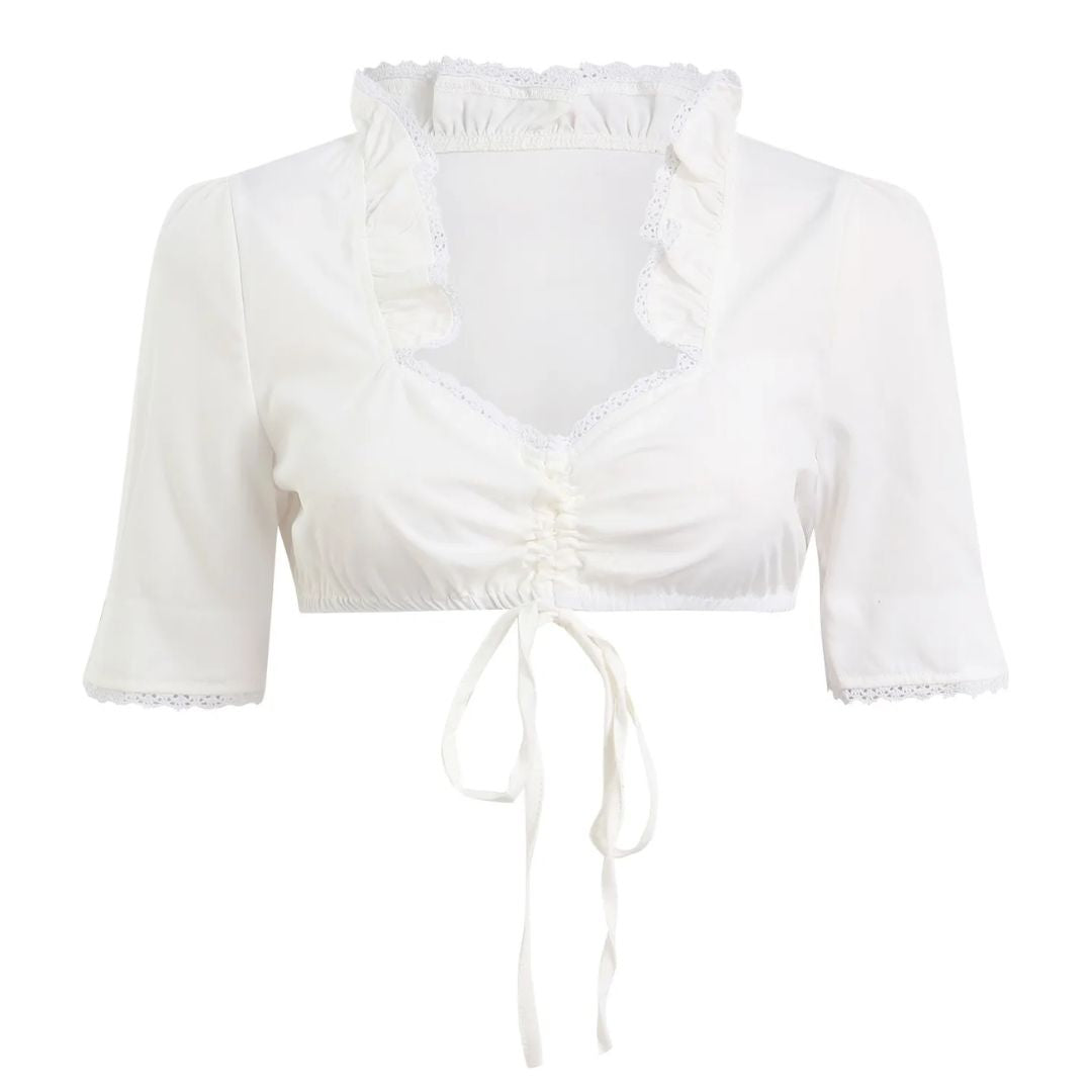 Quirina Ruched Dirndl Blouse