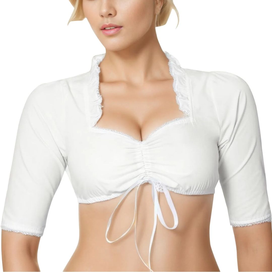 Quirina Ruched Dirndl Blouse