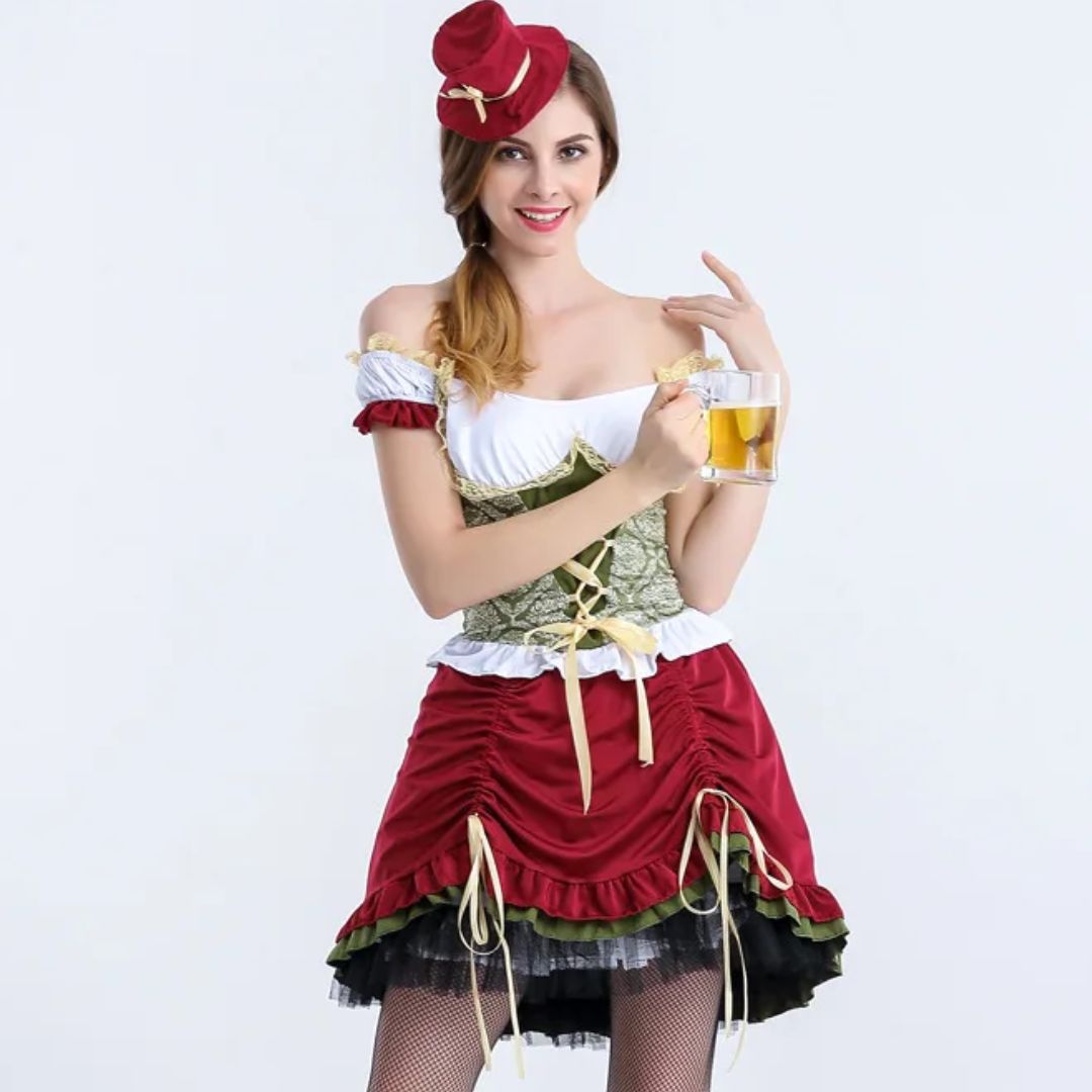 Josefa Medieval Oktoberfest Dirndl Dress