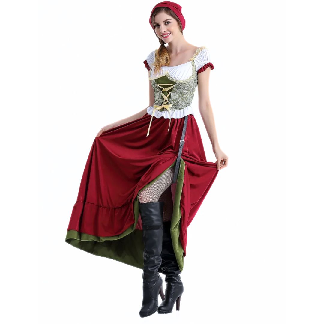 Josefa Medieval Oktoberfest Dirndl Dress