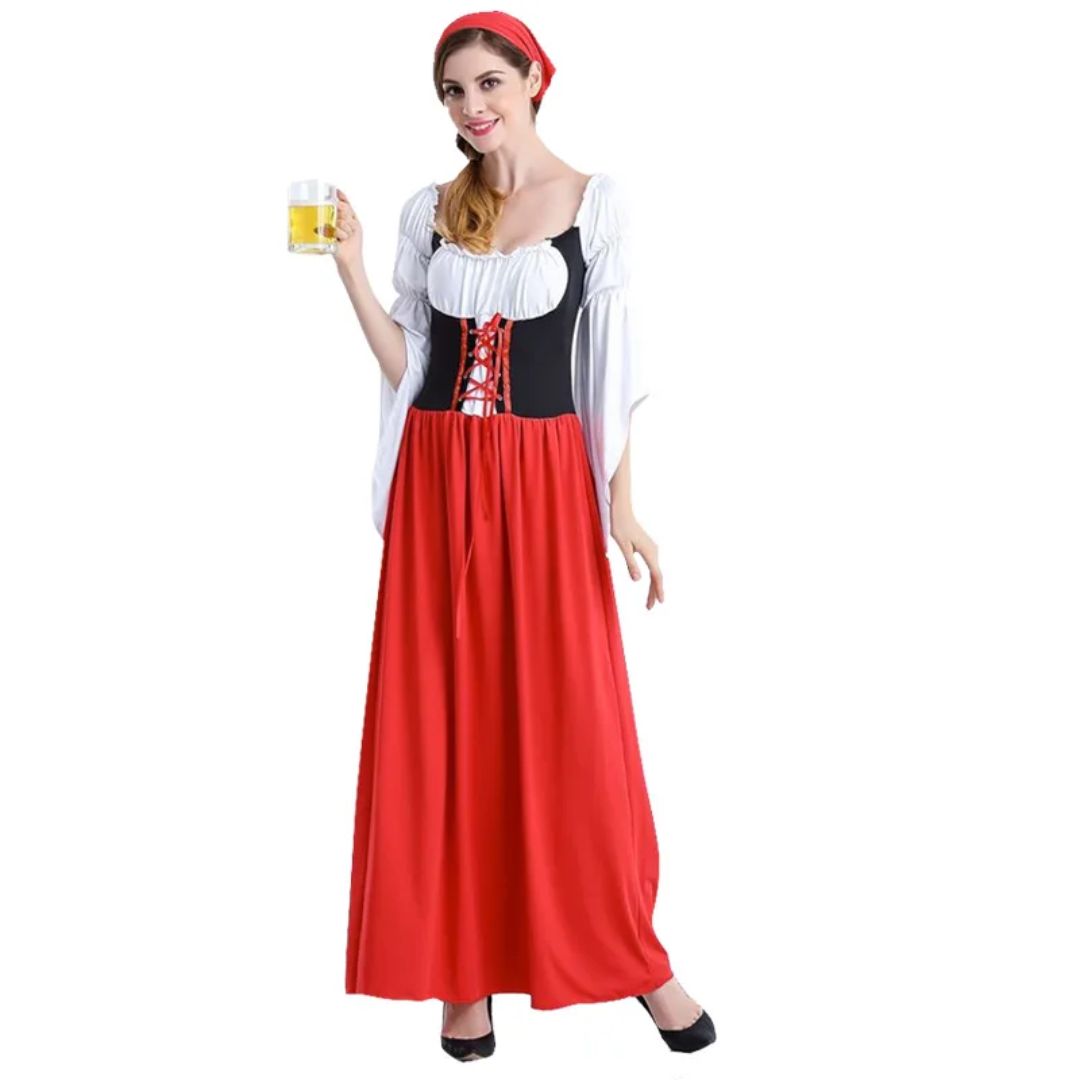 Lore Corset Maxi Dirndl Dress