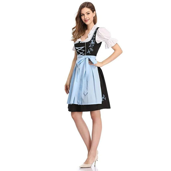 Norina Embroidered Oktoberfest Dirndl Dress