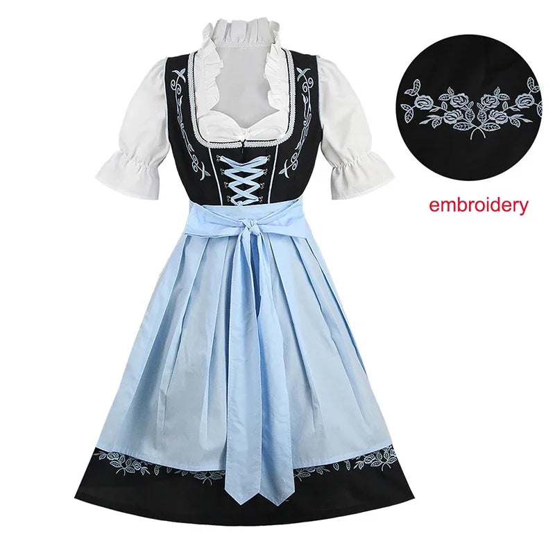 Britta Embroidered Oktoberfest Dirndl Dress Set