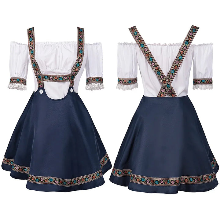 Frieda Embroidered Strap Oktoberfest Dirndl Dress Set