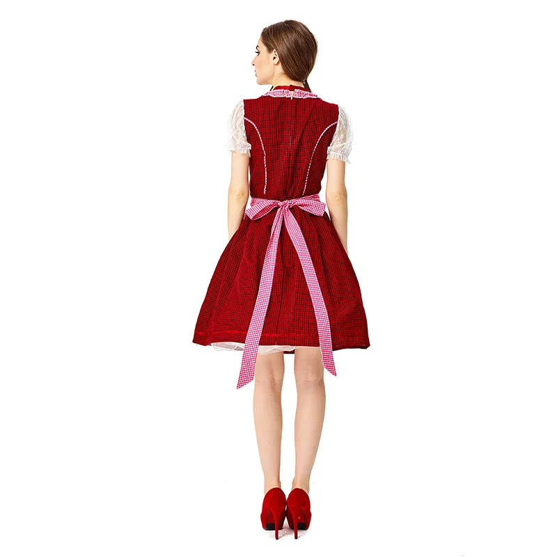 Sonja Embroidered Apron Dirndl Dress