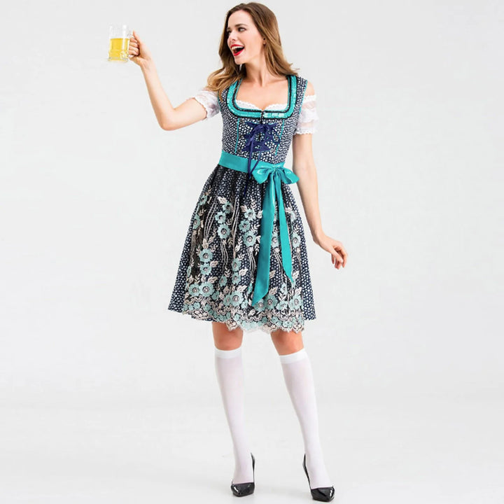 Ramona Embroidered Oktoberfest Dirndl Dress