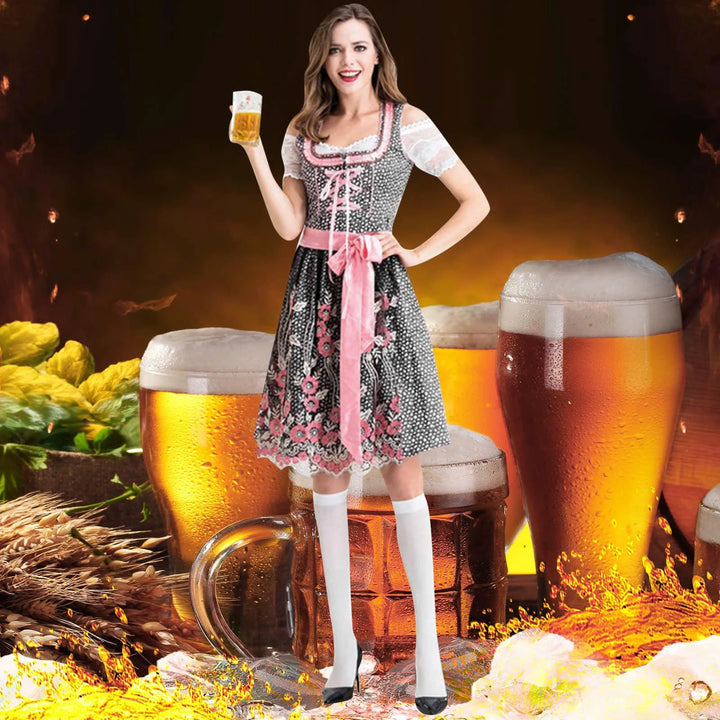 Ramona Embroidered Oktoberfest Dirndl Dress