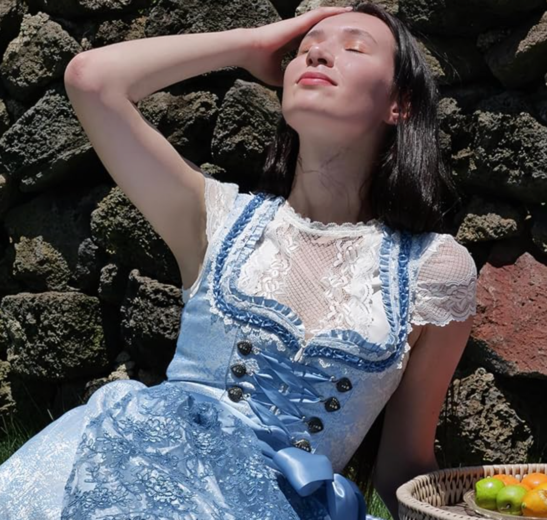 Jana Bow Apron Dirndl Dress