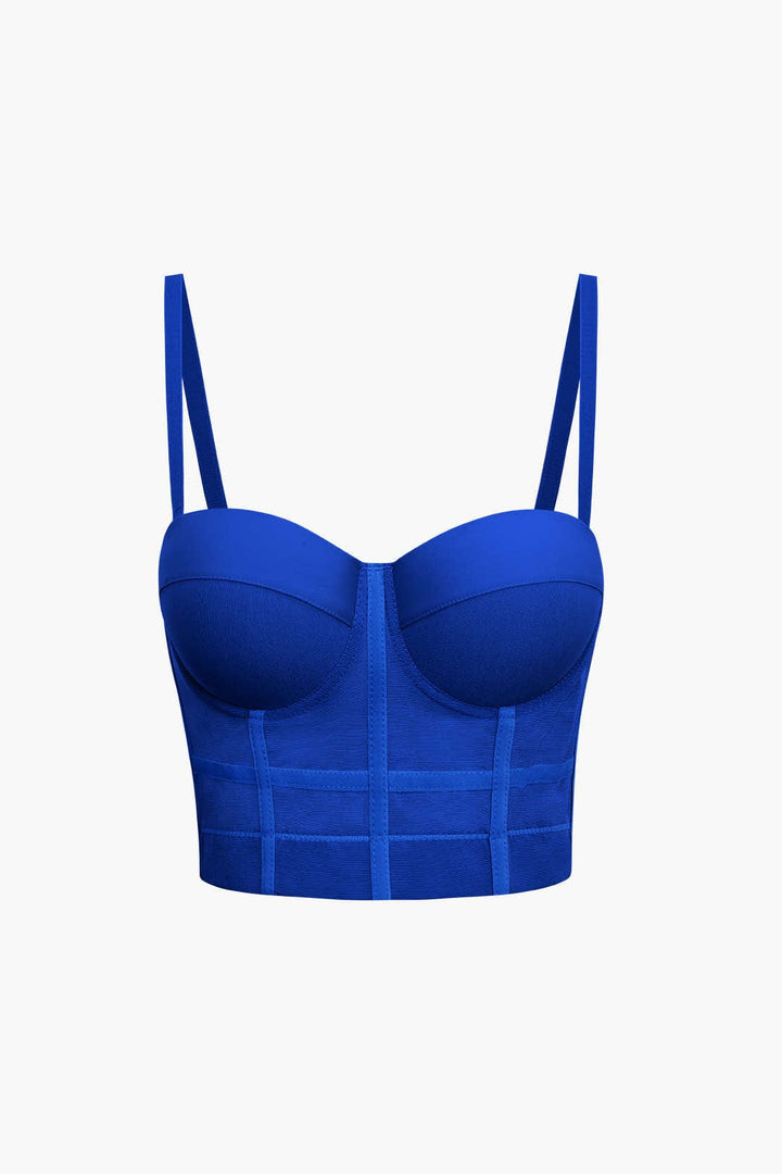 Everly Structured Bustier Crop Top